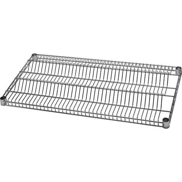 Quantum Storage - 1 Shelf Wire Shelving Unit - 18" Wide x 36" Deep, - Industrial Tool & Supply