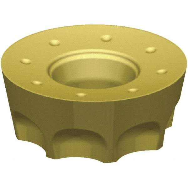 Kennametal - RPPT1204 432 Grade X500 Carbide Milling Insert - TiN Finish, 3/16" Thick, 12mm Inscribed Circle - Industrial Tool & Supply