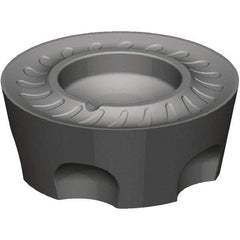 Kennametal - RPPT1204 GDX Grade KCSM40 Carbide Milling Insert - TiN Finish, 4.76mm Thick, 12mm Inscribed Circle - Industrial Tool & Supply