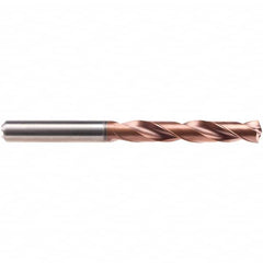 Emuge - 4.5mm 140° Solid Carbide Jobber Drill - Industrial Tool & Supply