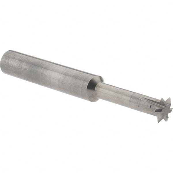 Accupro - 5/16° 5/16" Cut Diam, 0.072" Cut Width, 5/16" Shank, Solid Carbide Double-Angle Cutter - Industrial Tool & Supply