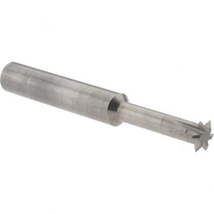 Accupro - 5/16° 5/16" Cut Diam, 0.072" Cut Width, 5/16" Shank, Solid Carbide Double-Angle Cutter - Industrial Tool & Supply