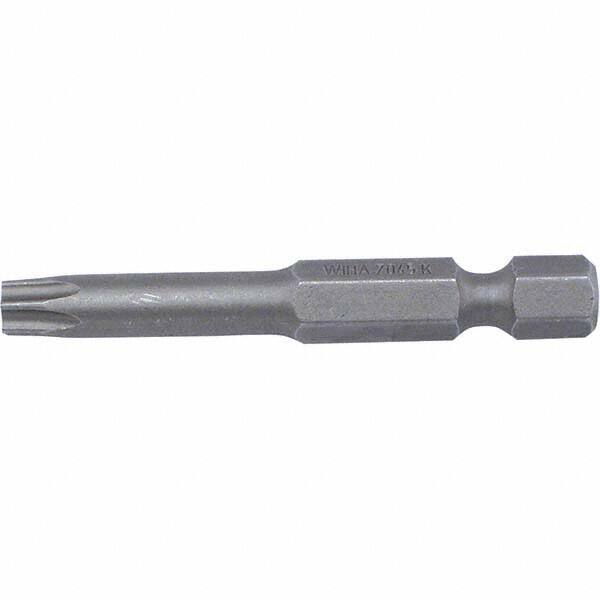 Wiha - T20 Power Bit - 1/4" Drive, 2" OAL - Industrial Tool & Supply