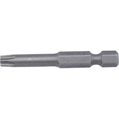 Wiha - T8 Power Bit - 1/4" Drive, 2" OAL - Industrial Tool & Supply