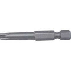 Wiha - T30 Power Bit - 1/4" Drive, 2" OAL - Industrial Tool & Supply