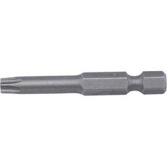 Wiha - T25 Power Bit - 1/4" Drive, 2" OAL - Industrial Tool & Supply