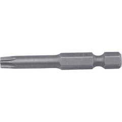 Wiha - T27 Power Bit - 1/4" Drive, 2" OAL - Industrial Tool & Supply