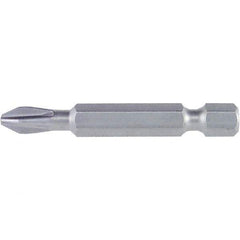 Wiha - #2 Power Bit - 1/4" Drive, 2" OAL - Industrial Tool & Supply