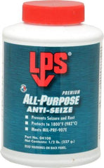 LPS - 0.5 Lb Can General Purpose Anti-Seize Lubricant - Molybdenum Disulfide, -65 to 1,800°F, Blue/Gray, Water Resistant - Industrial Tool & Supply