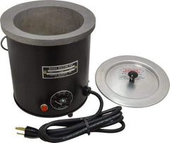 WAAGE - 2 Qt, 5" Deep, 150 to 450°F, Dip Coat Pot - 5-1/2" ID, 115 Volts, 600 Watts - Industrial Tool & Supply