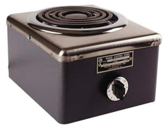 WAAGE - 10" Long x 8 Wide x 7" High, 230 Volt Hot Plate - 1 Burner, 1500 Watt, 7 Amps - Industrial Tool & Supply