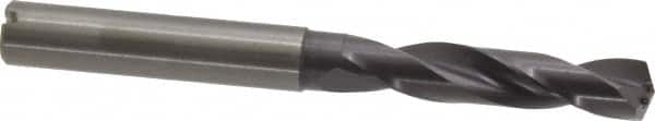 Guhring - 6.4mm 140° Spiral Flute Solid Carbide Screw Machine Drill Bit - Industrial Tool & Supply