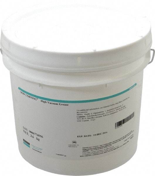 Dow Corning - 8 Lb Can Silicone General Purpose Grease - Translucent White/Gray, NLGIG 2, - Industrial Tool & Supply