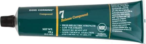 Dow Corning - 5.3 Ounce Tube, White, General Purpose Mold Release - Food Grade, Silicone Composition - Industrial Tool & Supply