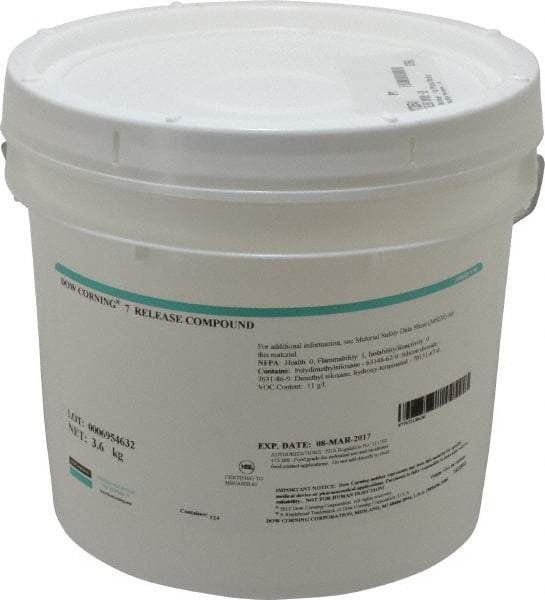 Dow Corning - 8 Lb. Can, White, General Purpose Mold Release - Food Grade, Silicone Composition - Industrial Tool & Supply