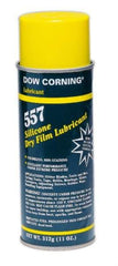 Dow Corning - 16 oz Aerosol Dry Film Moly/Silicone Lubricant - Clear, -40°F to 110°F - Industrial Tool & Supply