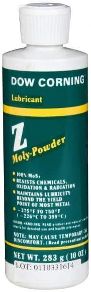 Dow Corning - 10 oz Bottle Dry Moly Lubricant - Black - Industrial Tool & Supply