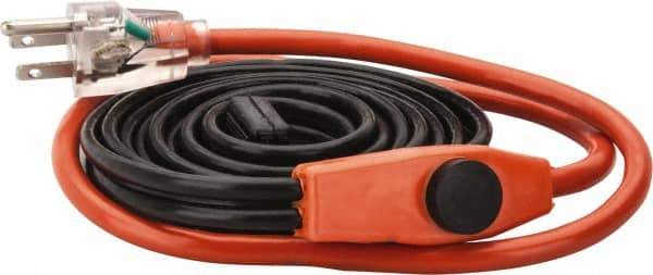 EasyHeat - 6' Long, Preassembled, Fixed Length, Fixed Wattage, Protection Heat Cable - 120 Input Volts, 42 Watts - Industrial Tool & Supply