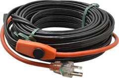 EasyHeat - 40' Long, Preassembled, Fixed Length, Fixed Wattage, Protection Heat Cable - 120 Input Volts, 280 Watts - Industrial Tool & Supply