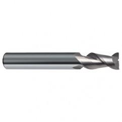 5/8" Dia. - 3-1/2" OAL - 45° Helix Bright Carbide End Mill - 2 FL - Industrial Tool & Supply