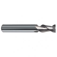5/16" Dia. - 2-1/2" OAL - 2 FL 45 Helix Bright Carbide End Mill - Industrial Tool & Supply