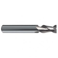 5/16" Dia. - 2-1/2" OAL - 2 FL 45 Helix Bright Carbide End Mill - Industrial Tool & Supply