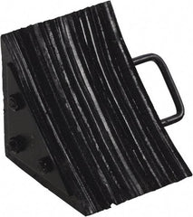 Vestil - 7-1/2" Wide x 8" High x 8" Deep, Rubber Wheel Chock - Industrial Tool & Supply