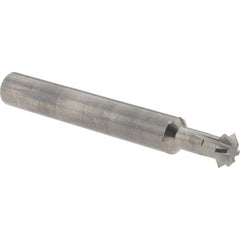 Accupro - 5/16° 5/16" Cut Diam, 1/8" Cut Width, 5/16" Shank, Solid Carbide Double-Angle Cutter - Industrial Tool & Supply