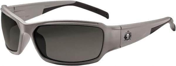 Ergodyne - Smoke Lenses, Framed Safety Glasses - Anti-Fog, Size Universal, Wrap Around - Industrial Tool & Supply