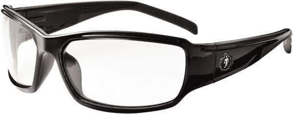 Ergodyne - Clear Lenses, Framed Safety Glasses - Anti-Fog, Size Universal, Wrap Around - Industrial Tool & Supply