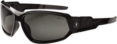 Ergodyne - Smoke Lenses, Framed Safety Glasses - Anti-Fog, Size Universal, Wrap Around - Industrial Tool & Supply