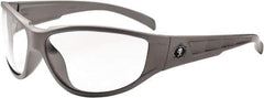 Ergodyne - Clear Lenses, Framed Safety Glasses - Uncoated Lenses, Size Universal, Wrap Around - Industrial Tool & Supply