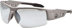 Ergodyne - Indoor/Outdoor Lenses, Framed Safety Glasses - Uncoated Lenses, Size Universal, Wrap Around - Industrial Tool & Supply