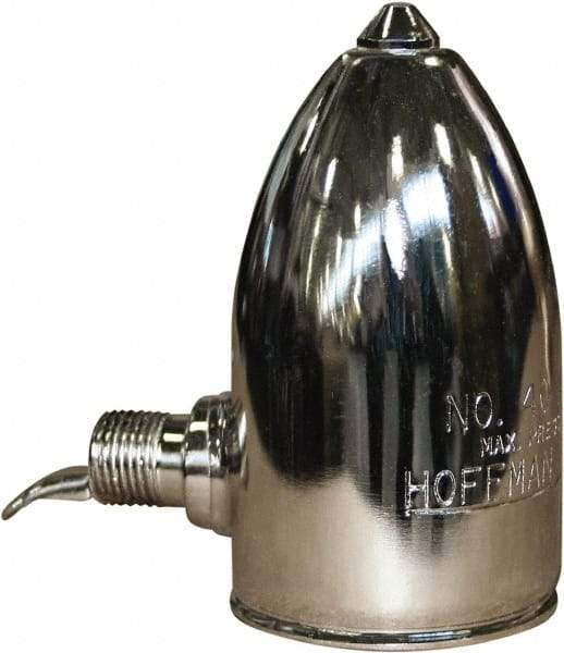 Hoffman Speciality - 1/8" Pipe, 10 psi WOG Rating, Male NPT End Connections, Float Vent Radiator Valve - 10 psi Steam Pressure Rating, Brass - Industrial Tool & Supply