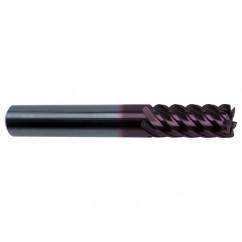 1/2" Dia. - 3" OAL - 6 FL 45 Helix Firex Carbide End Mill - Industrial Tool & Supply