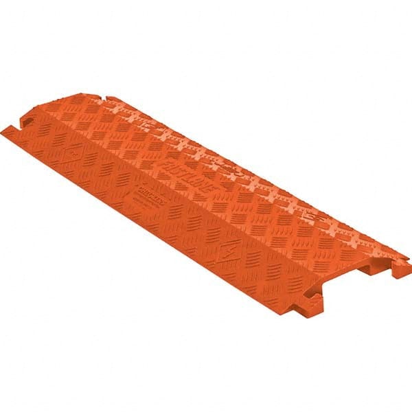 Checkers - On Floor Cable Covers Cover Material: Polyurethane Number of Channels: 1 - Industrial Tool & Supply