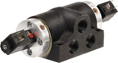 ARO/Ingersoll-Rand - 1" Inlet x 1" Outlet, Solenoid Actuator, Solenoid Return, 2 Position, Body Ported Solenoid Air Valve - 280 CFM, 120 VAC Input, 7.8 CV, 4 Way, 150 psi, 180° Max Temp, -10° Min Temp - Industrial Tool & Supply