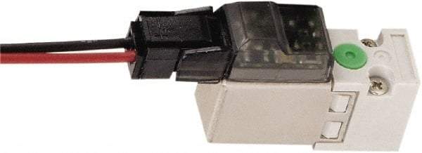 ARO/Ingersoll-Rand - Solenoid Actuator, Spring Return, 2 Position, Body Ported Solenoid Air Valve - 110 VAC Input, 0.01 CV, 3 Way, 100 psi, 122° Max Temp, 44° Min Temp - Industrial Tool & Supply