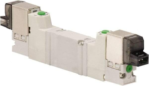 ARO/Ingersoll-Rand - Solenoid Actuator, Solenoid Return, 2 Position, Body Ported Solenoid Air Valve - 110 VAC Input, 0.2 CV, 4 Way, 100 psi, 122° Max Temp, 44° Min Temp - Industrial Tool & Supply