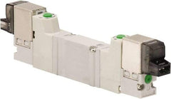 ARO/Ingersoll-Rand - Solenoid Actuator, Solenoid Return, 2 Position, Body Ported Solenoid Air Valve - 24 VDC Input, 0.2 CV, 4 Way, 100 psi, 122° Max Temp, 44° Min Temp - Industrial Tool & Supply