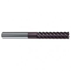 1/2" Dia. - 4-1/2" OAL - 45° Helix Firex Carbide End Mill - 6 FL - Industrial Tool & Supply