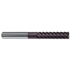 1/4" Dia. - 3" OAL - 45° Helix Firex Carbide End Mill - 6 FL - Industrial Tool & Supply