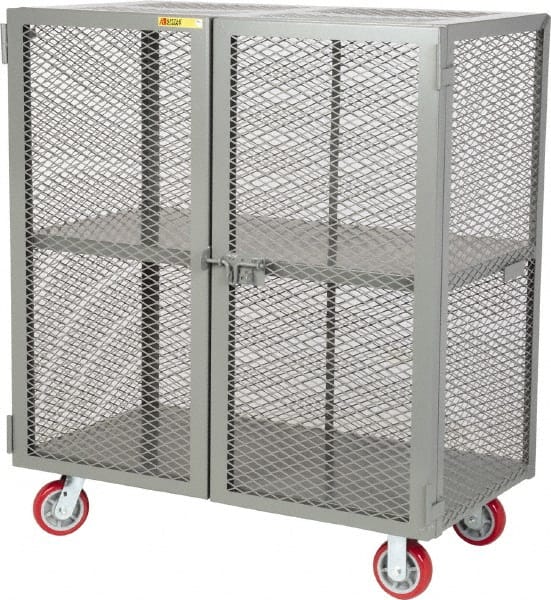 Little Giant - 2 Door, 2 Tier, Mobile Storage Locker - Industrial Tool & Supply