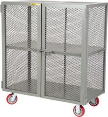 Little Giant - 2 Door, 2 Tier, Mobile Storage Locker - Industrial Tool & Supply