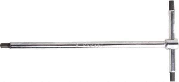 Beta - 7mm Hex, Sliding T-Handle, Hex Key - 9-1/8" OAL, Steel, Metric System of Measurement - Industrial Tool & Supply