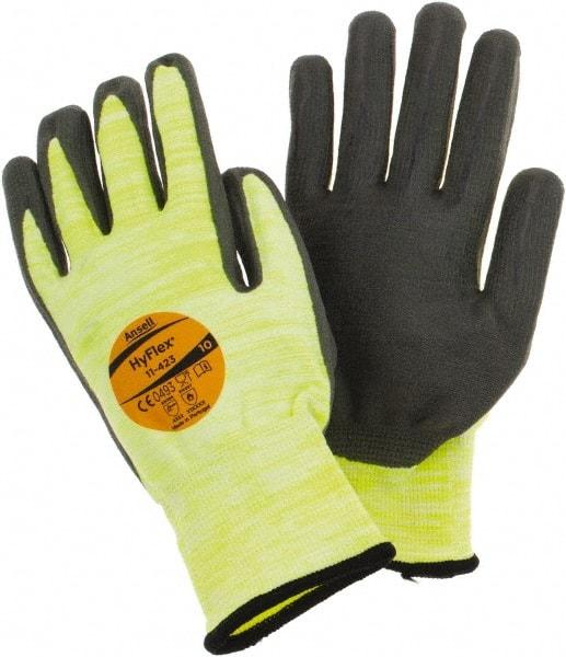 Ansell - Water-Based Polyurethane Work Gloves - Paired - Industrial Tool & Supply