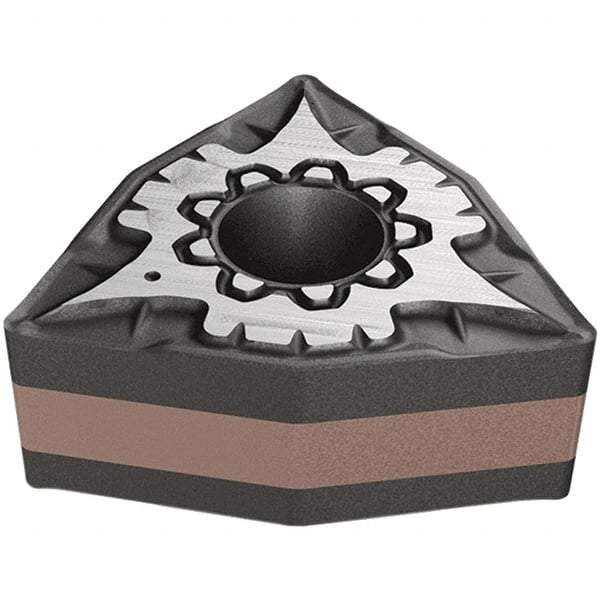 Iscar - DNMG332 M3M Grade IC830 Carbide Turning Insert - TiAlN/AlTiN/TiN Finish, 55° Diamond, 9.52mm Inscr Circle, 4.76mm Thick, 0.8mm Corner Radius - Industrial Tool & Supply