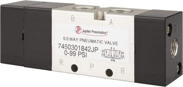 PRO-SOURCE - Specialty Air Valves Valve Type: 5-Way, 3 Position Exhaust Center Actuator Type: Pneumatic Double Acting - Industrial Tool & Supply