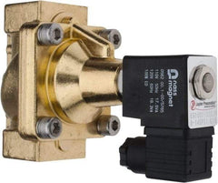 PRO-SOURCE - 1", 2/2 Way Steam Series Stacking Solenoid Valve - 110 VAC, 12 CV Rate, 4.98" High x 3.94" Long - Industrial Tool & Supply