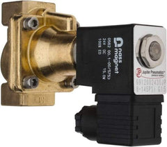 PRO-SOURCE - 1/2", 2/2 Way Steam Series Stacking Solenoid Valve - 24 VDC, 4.5 CV Rate, 4.19" High x 2.76" Long - Industrial Tool & Supply
